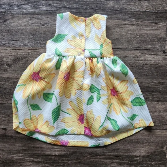 Bonnie Baby Spring Floral Dress - Picture 3 of 4